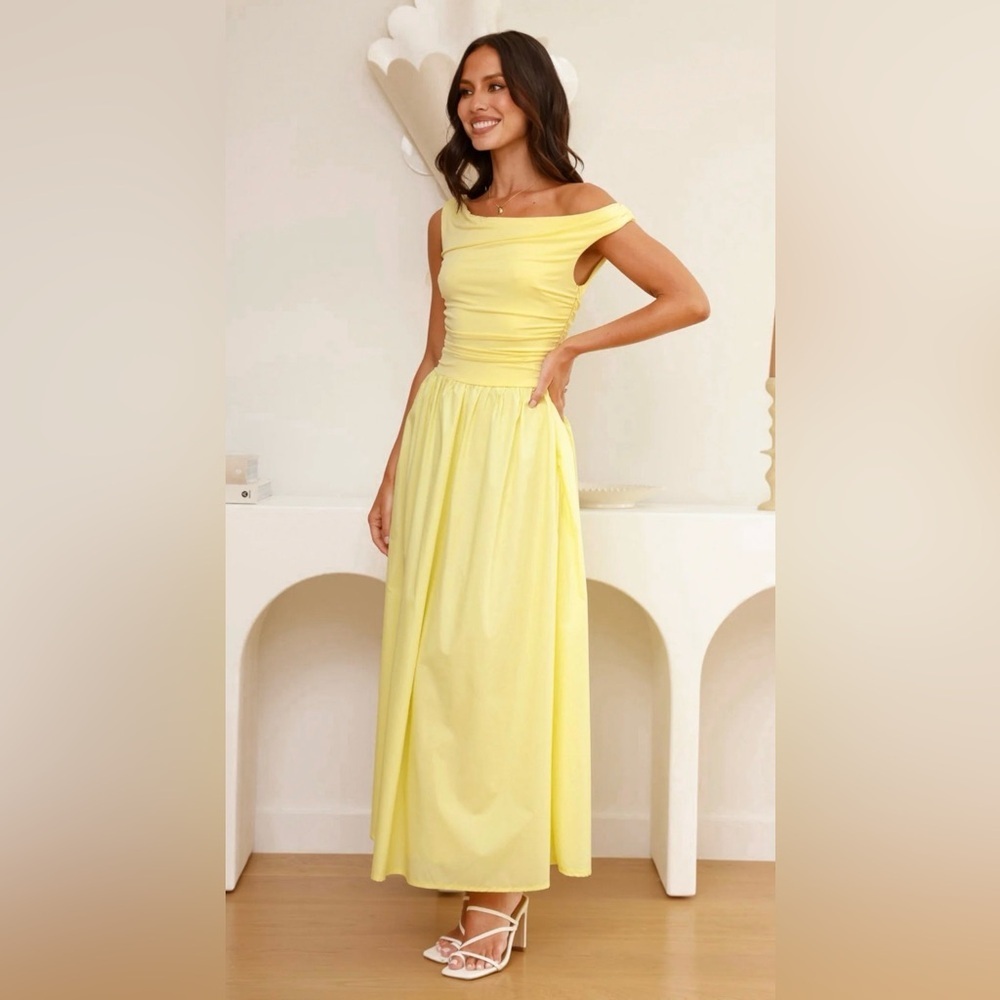 NWT "Here Comes The Sun" Yellow Dress XS